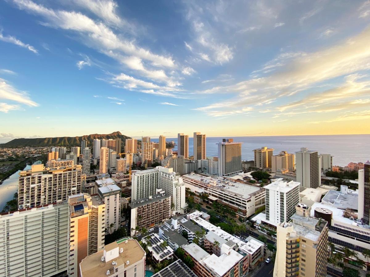 Ocean & Diamond Head View Studio At Waikiki Honolulu Exterior photo
