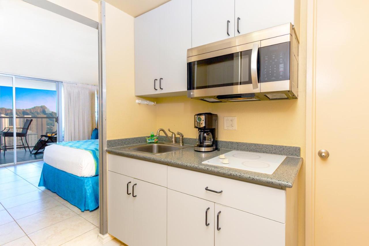 Ocean & Diamond Head View Studio At Waikiki Honolulu Exterior photo