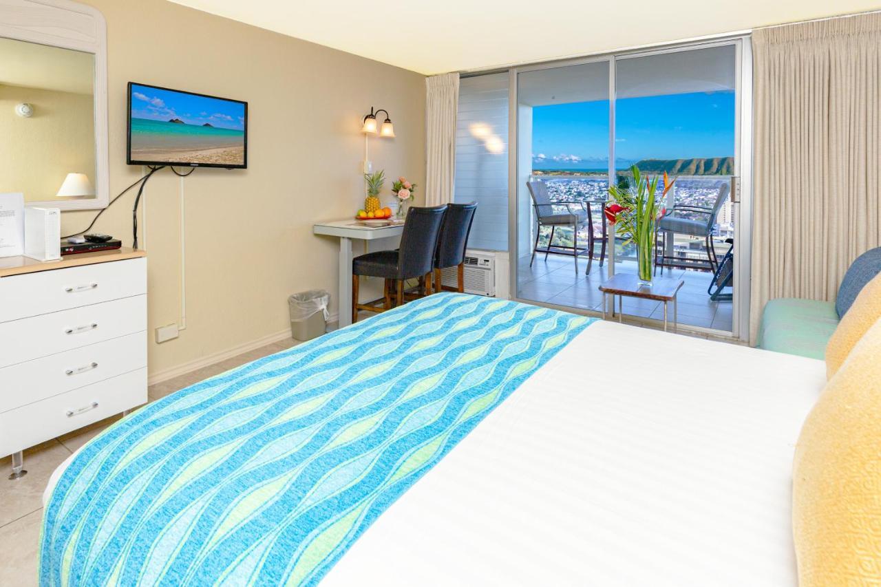 Ocean & Diamond Head View Studio At Waikiki Honolulu Exterior photo