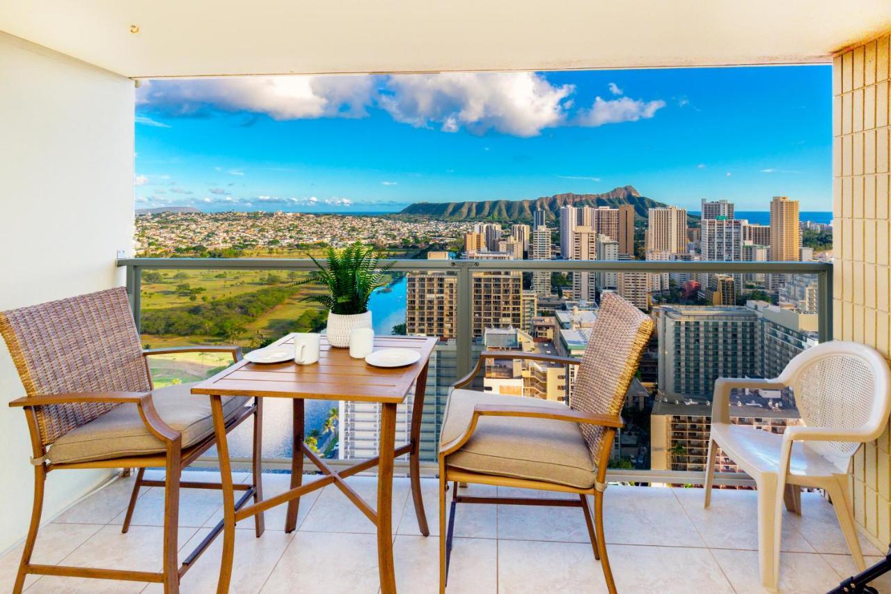 Ocean & Diamond Head View Studio At Waikiki Honolulu Exterior photo